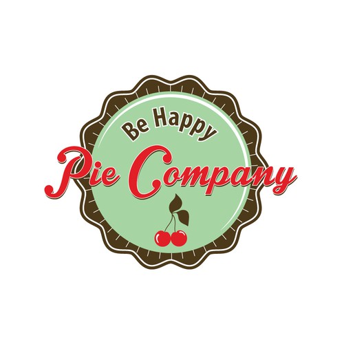 Create a pie company logo for the Be Happy Pie Company | Logo design ...