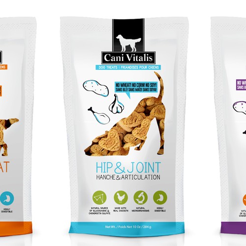 Dog cookies - Create package for natural and functional line of dog ...