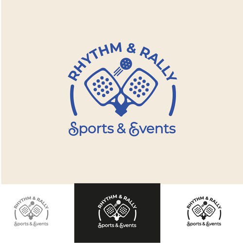 Music Meets Pickleball! Cool, musical logo for sports facility Design by M.I.Thomson