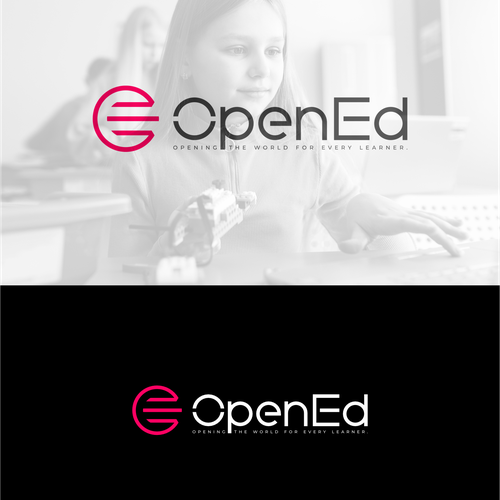 Design a timeless logo for the future of education. The world has changed. The future is open. Design by petar k