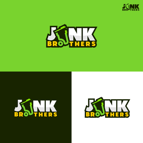 Fun logo for our local, family owned junk removal business Design by cbertti