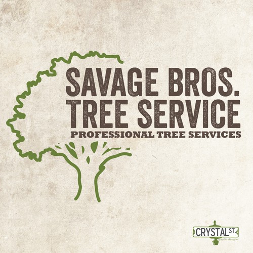 TREE SERVICE LOGO Design by crystalstreet