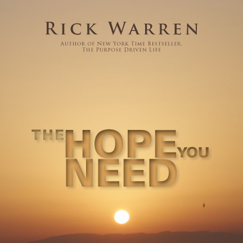 Design Rick Warren's New Book Cover Design por DiMODESiGN