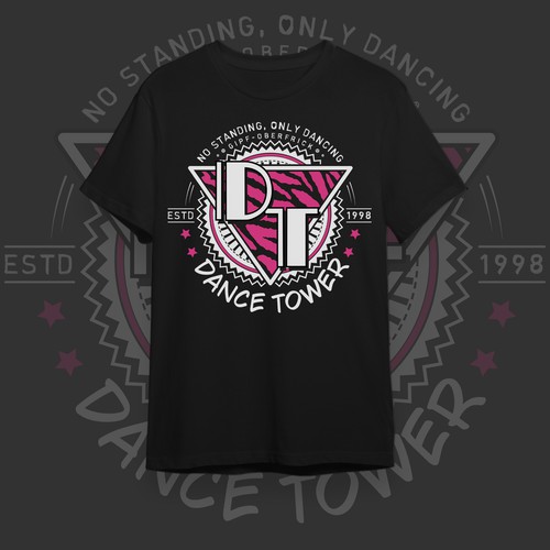 T-shirt Design - Dance Tower Design by mañana_art