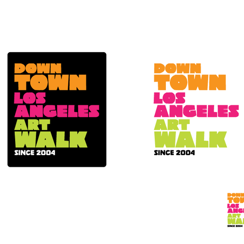 Downtown Los Angeles Art Walk logo contest Ontwerp door alexwhitela