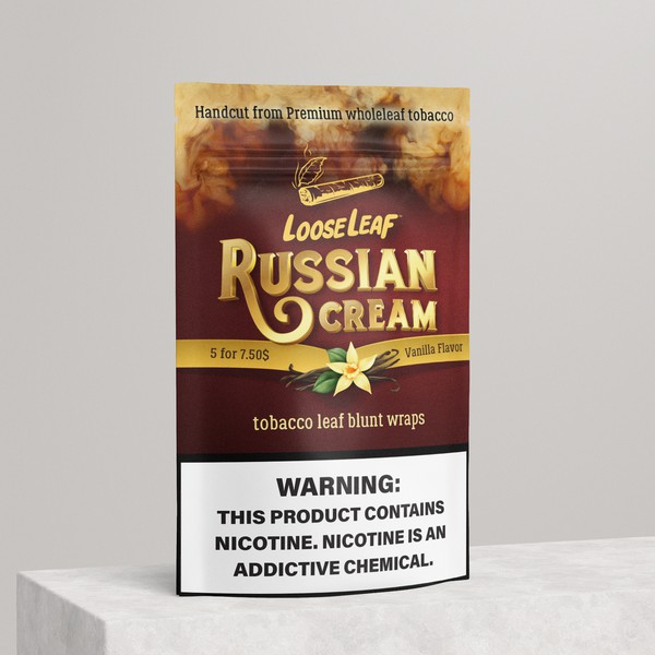 Pouch design for tobacco wraps