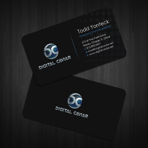Create Business Cards for Digital Caviar Design by Zayden