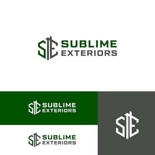 Modern Single Logo - Guaranteed - Sublime Exteriors Design by Kaveesha Arts