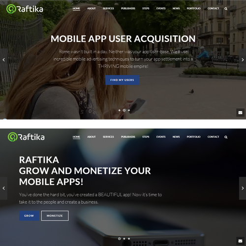 Create a STUNNING start-up Logo for a mobile media company! Design by eikøn