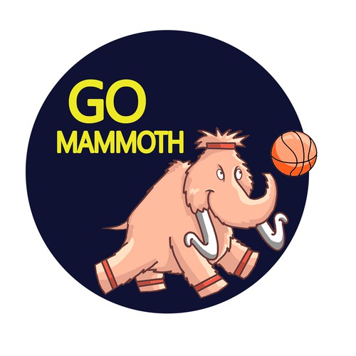 Mammoth Mascot (2D Illustrator with Depth to Pop) Design by asita kaladewa