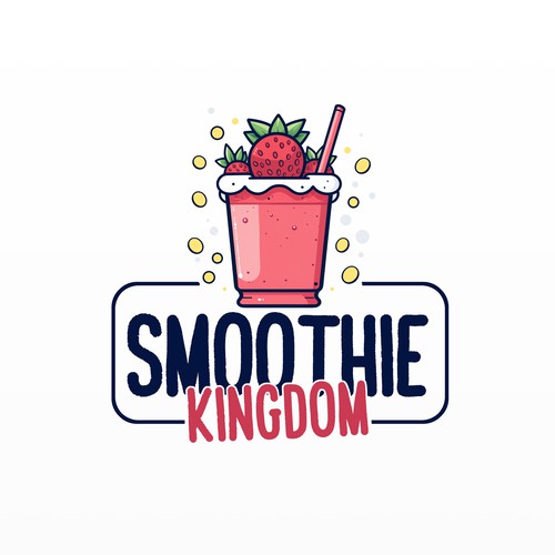 Logo for New Restaurant: Smoothie Kingdom Diseño de GeorgioDesigns
