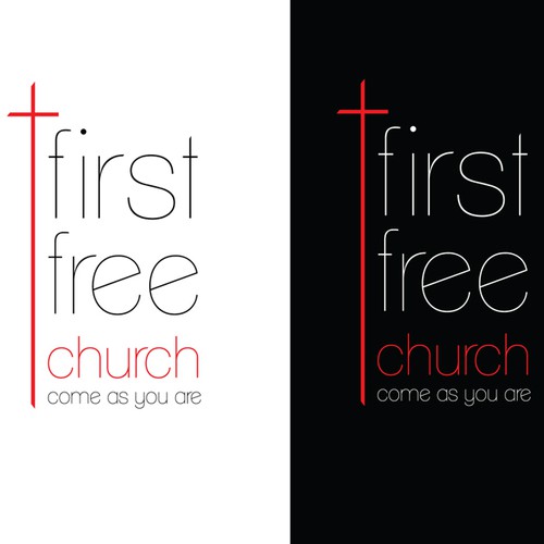 Create the next logo for First Free Church Diseño de Bando