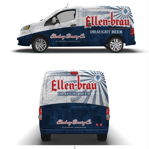 Design a vehicle wrap for a brewery Design by dnite