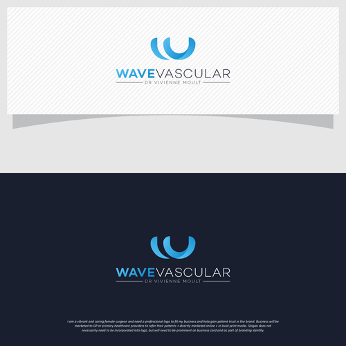 Modern and professional logo for Vascular Surgeon Design by moOks™