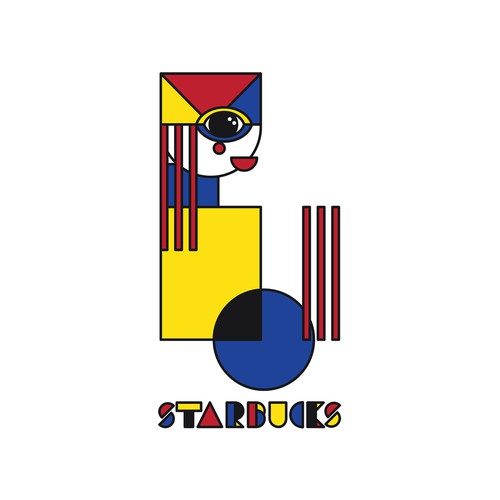 Community Contest | Reimagine a famous logo in Bauhaus style Design von Natalia Maca