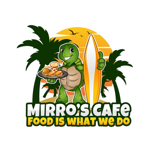 Design a vibrant logo for an awesome beach cafe Design by Creative_nick96