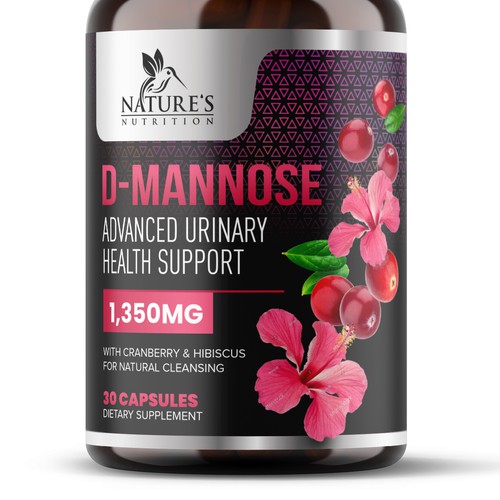 Colorful D-Mannose Design Needed for Nature's Nutrition Design von GayanMH