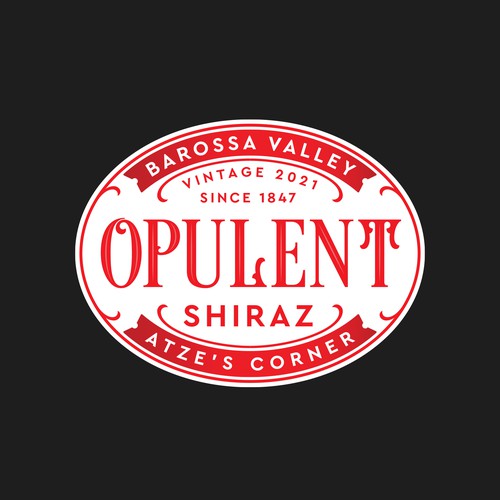 Wine label design. Change suggestions for existing front label. Design by Keyshod