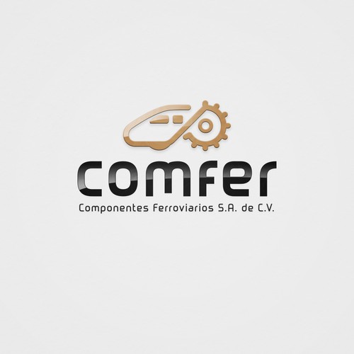 "Diseño de logotipo sencillo pero corporativo para empresa que manufactura piezas para trenes." winning Logo design