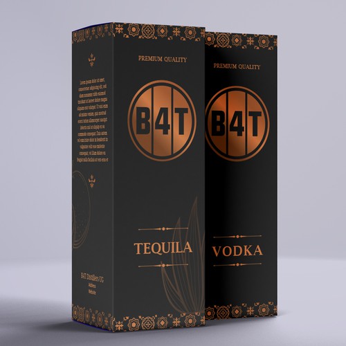 Premium Spirits Brand - Bottle Packaging Design Design by ferry hendra