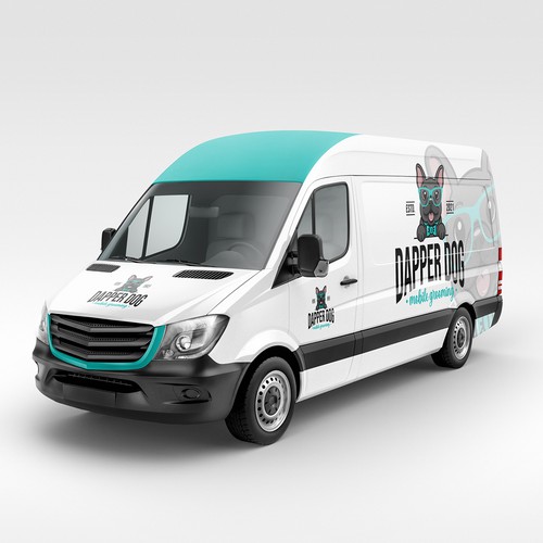 Mobile Dog Grooming Design by Sava M- S Design