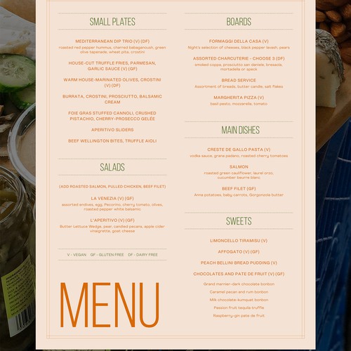 Menu contest entry by Kamilicious