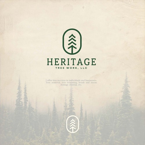 Design a money-attracting logo and business card for a tree service company. Design by Bea1990