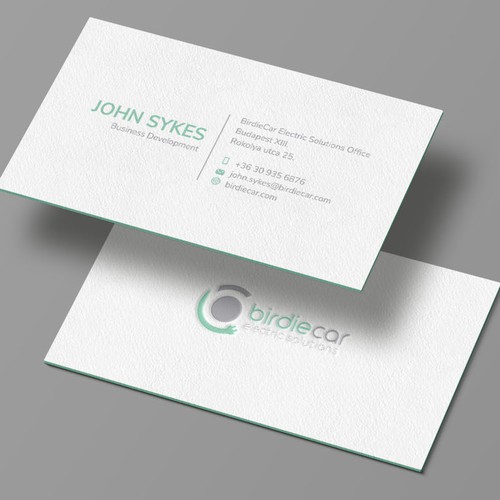 business card for company called birdie Design by Xclusive16