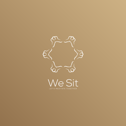 A logo to make people meditate together for a better world Design by Nglray