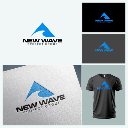 New wave project group logo Design by nongski