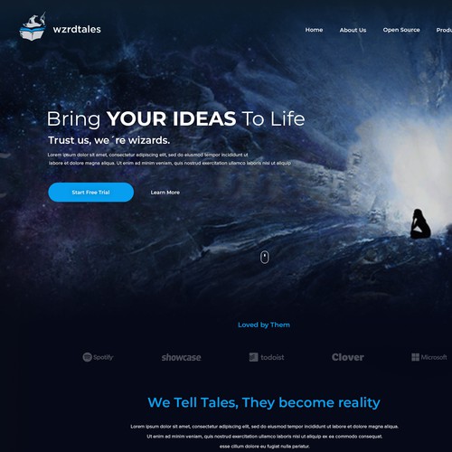 Web page design contest entry by diazguillermo7⭐️