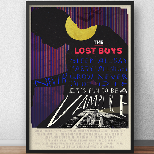 Design Create your own ‘80s-inspired movie poster! por rxd