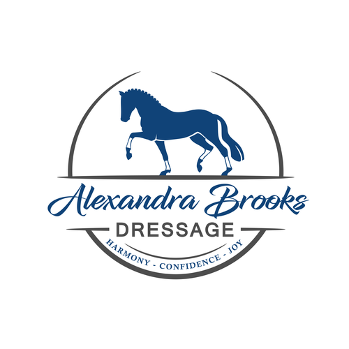 Design a classy/modern dressage (horse) training logo Design by Rziko1