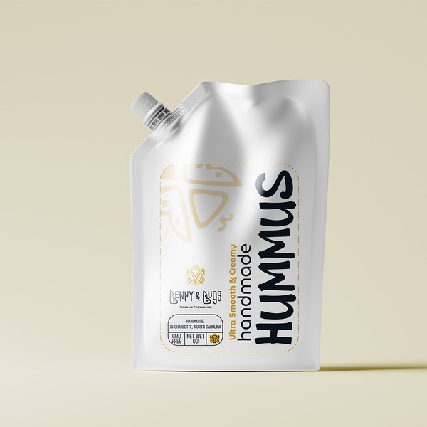 Design by sadiaafrinrumky titled "Packaging Design For Hummus"