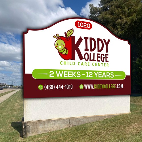 Playful, professional signage for child care center Design by icon89GraPhicDeSign