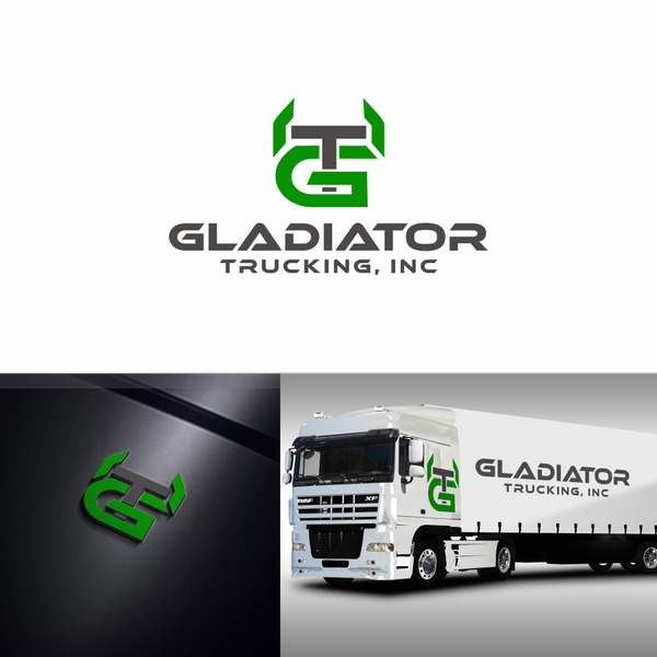 Design by cahEmbuh titled "Gladiator Trucking, Inc"