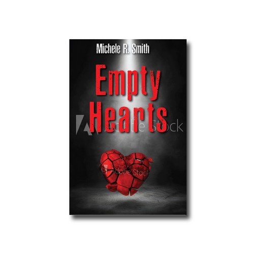 Design a book cover that appeals to an empty heart. Design by Desry