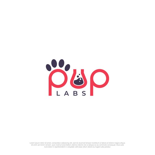 Pup Labs Logo Design Design by Jono.