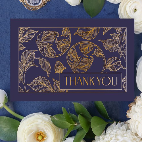 Design Thank you card design por ivala