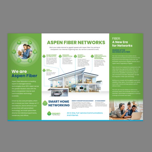 Aspen Fiber - New Home 90-days Free Brochure Design by kres.cent