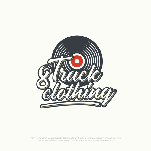 Design Vintage Music Brand por Lah-dee-dah