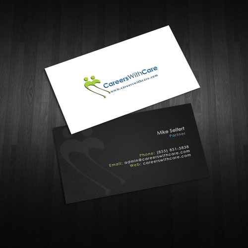 Hire Me business cards Design réalisé par An'