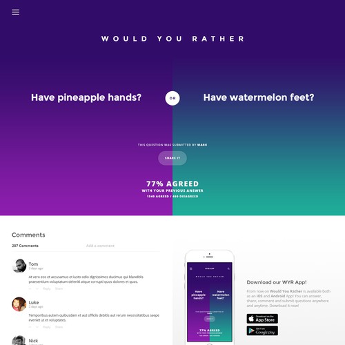 Would You Rather?::Appstore for Android