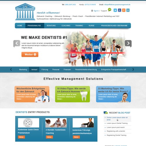Web page design contest entry by Ks.Design⚡