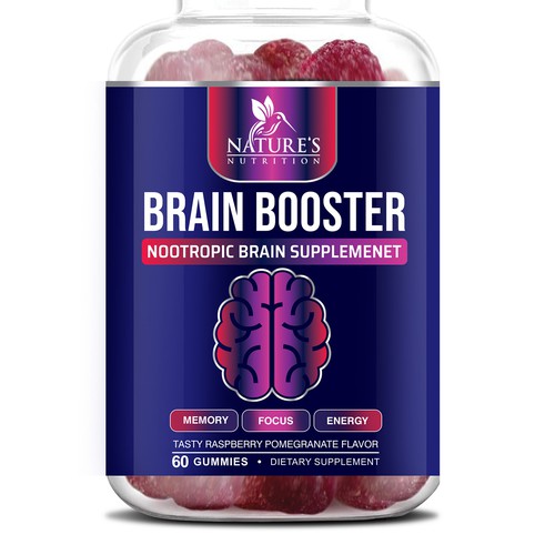 Brain Booster Supplement Design Needed for Nature's Nutrition Design by sapienpack