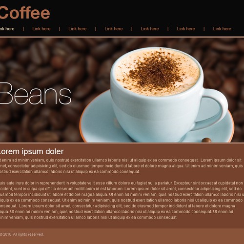 1-3 Page Website Template Design von Creative Chef