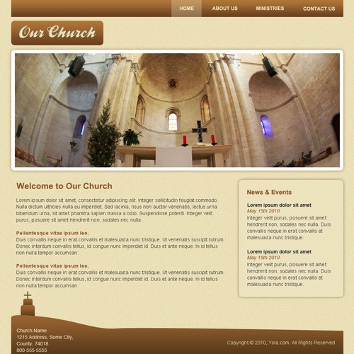 1-3 Page Website Template Design von xara
