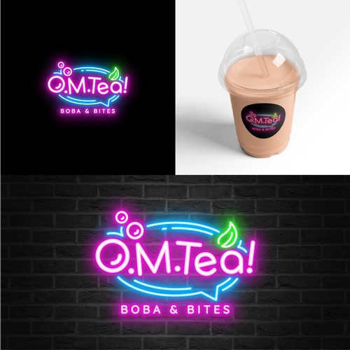 Design eye catching logo for bubble tea shop. Design by sebuahruang