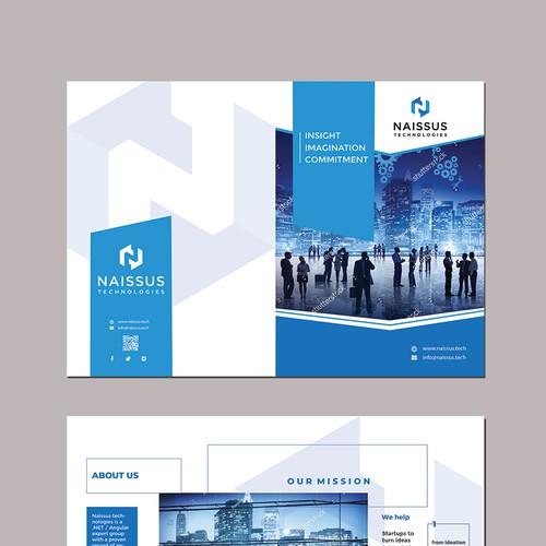 Software outsourcing brochure Design by GAFNS