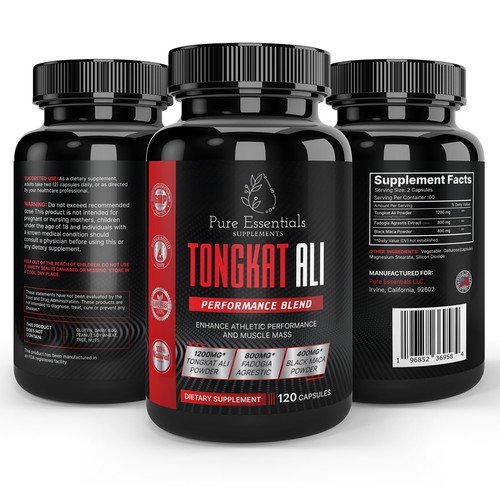 Design di Design a modern product label for my supplement bottle di sazzad_abir